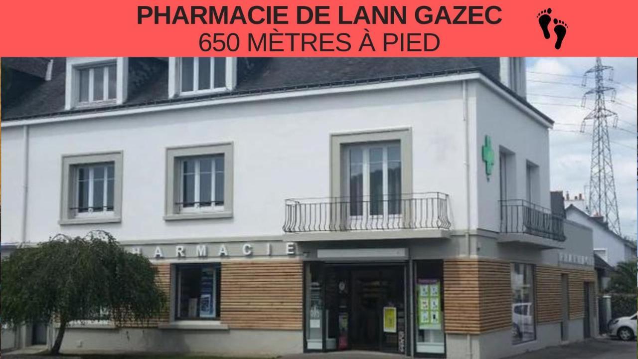 L'Atelier Chic - Wifi Fibre - Parking Privee - Balcon - Netflix Apartment Lanester Exterior foto
