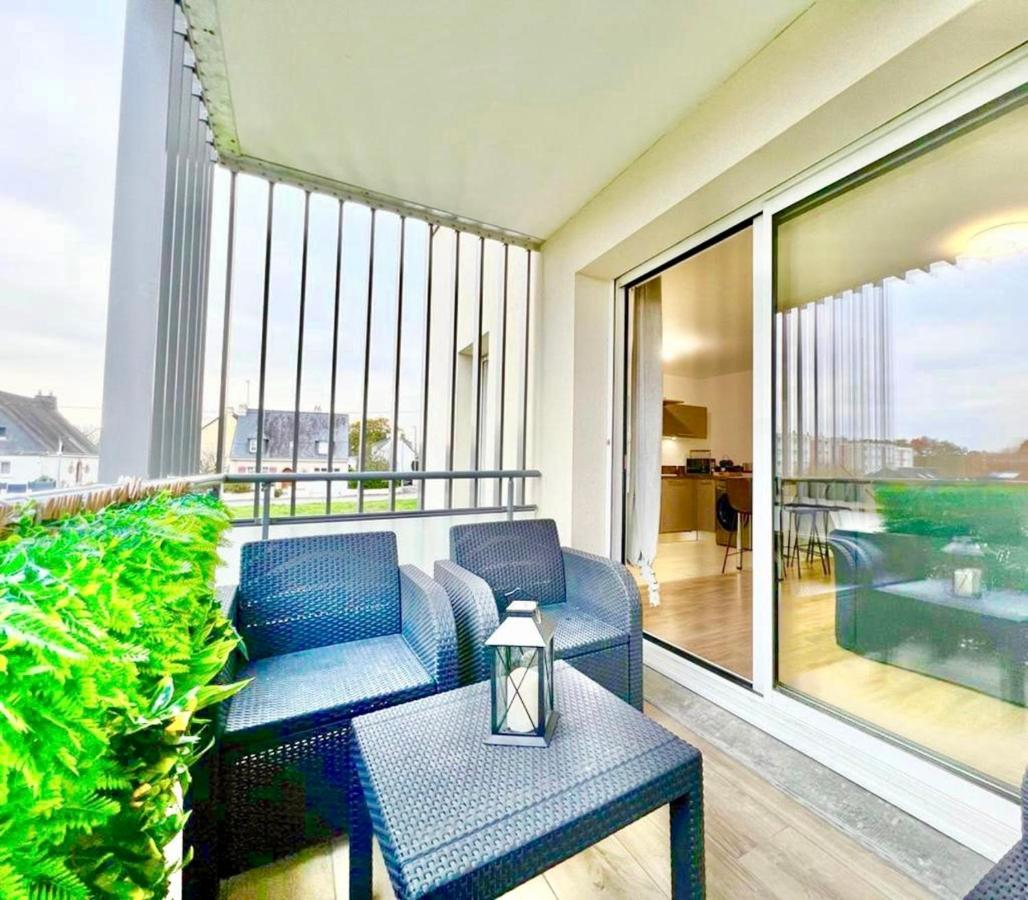 L'Atelier Chic - Wifi Fibre - Parking Privee - Balcon - Netflix Apartment Lanester Exterior foto